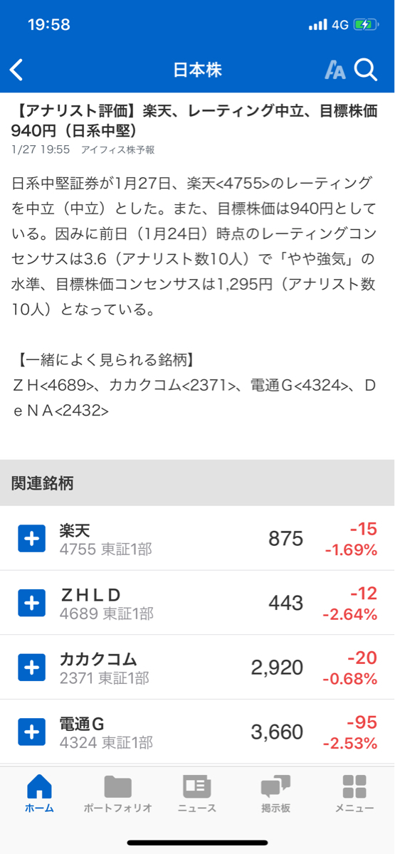 No.629970 アナリストは毎回強気だね 何か… - 4755 - 楽天(株) 2020/01 ...