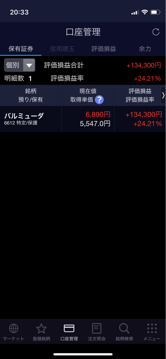 No.6098 Re:ずっと6250円の時の握ってて… - 6612 - バルミューダ(株 ...