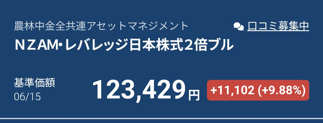マシュマロ様確認 NZAM・レバレッジ 日本株式2倍ブル【25311203】：掲示板 - Yahoo