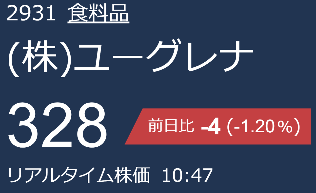 株)ユーグレナ【2931】：掲示板 - Yahoo!ファイナンス