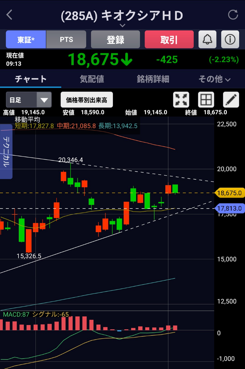285a 株価 掲示板