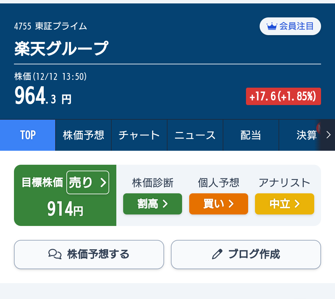 No.1604274 みんかぶ、AIも舐めてられない… - 楽天グループ(株)【4755】の掲示板 2024/12/12〜2024/12/13 -  株式掲示板 - Yahoo!ファイナンス