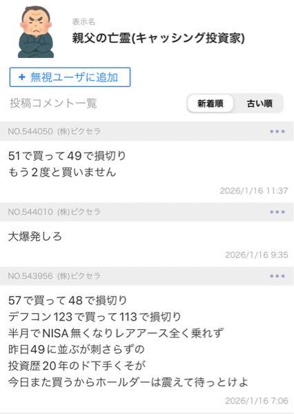 (株)ピクセラ【6731】 もう来んなよ!