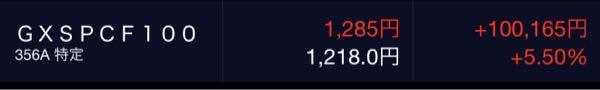 GX S&P500 キャッシュフロー・トップ100【356A】 今月も最高値更新よろしく頼むぜ🙏😭