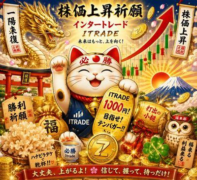 (株)インタートレード【3747】 🌟急募🌟  明日から全国の凄腕が集結！！ 我こそはプロトレーダーと言う方♪ 年安から始めてみませんか？  ここのホルダーのピチピチギャルがアナタを待っています