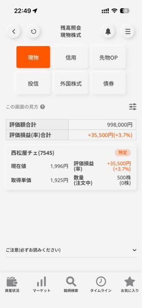 (株)西松屋チェーン【7545】 本来なら明日が権利確定日なので今日は上がるはずだと思いますが、キオクシ○などの半導体銘柄に資金が流れ、下がってしまったようですね。 ある程度人気のある銘柄ですと、権利確定日に向けて空売りを一緒に仕掛ける人も出てくるので、権利落でも買い戻しのため意外と下がらない、ということも案外あります。むしろ、権利落なし、ということも&hellip;  西松屋は今回そのケースに該当するのではないか、と思い、私は500株持ち越して優待配当をいただこうかと思います。 権利落前に2060円くらいまで上がるのであれば、利確しようかと思っていましたけどね笑 権利落は優待配当以上に下がることもありますので。