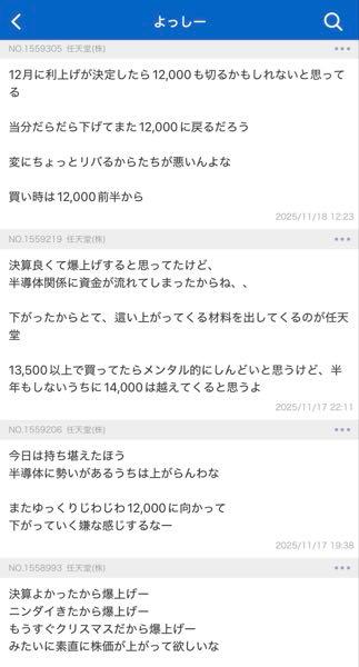 任天堂(株)【7974】 書き込みと行動がバラバラすぎて本当に信用出来ない男ですね。