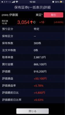(株)伊藤園【2593】 死生堂の二の前にならず、助平買い成功してる。 選挙通過したら利確します。