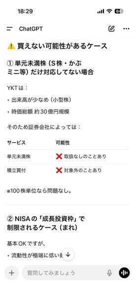 ＹＫＴ(株)【2693】 何故ですかね🤔 どこの証券会社ですか？自分はSBIで普通に信用でも現物でも買えます。