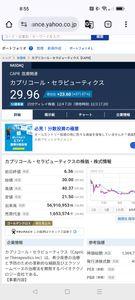 ジャイア・セラピューティクス【GYRE】 これぐらい上げてーなー（笑）