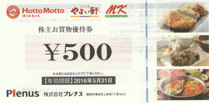 (株)プレナス【9945】 【 10年前(2015年) 】 ー。