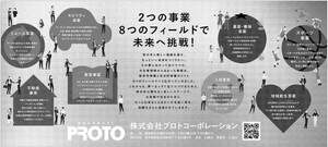 (株)プロトコーポレーション【4298】 挑戦を未来の力に ー。