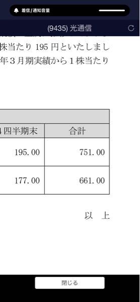 (株)光通信【9435】 た