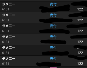 タメニー(株)【6181】 とりあえず半数利確 これで負けはないな