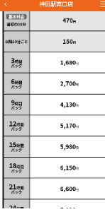 (株)ＡＯＫＩホールディングス【8214】 ９時間パックはない方が珍しいんじゃないですか? まー、１０分ごとに加算されていきますから、 ６時間パックの時間が過ぎるといきなり次のパック時間料金になることはありません