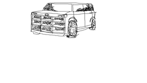 日産自動車(株)【7201】 妥当、アルファード！　ということで私が勝手に新型エルグランドを書いてみたんだけど、これくらいのインパクトとオラオラ感がほしい。 マイルドヤンキーが買う車だろうから、綺麗な美しさよりも、押し出し感重視！