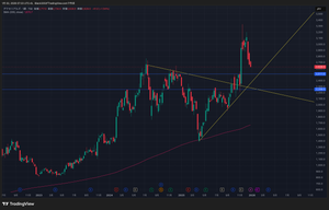 デクセリアルズ(株)【4980】 朝倉銘柄デクセリアルズ。 短期大暴騰後の調整相場。 少なく見積もって2,250円から2,500円のゾーンまでの調整は確定か。 場合によっては週足200MAまでの下落も想定。 テクニカル的には完全に売り相場真っ最中。 落ちるナイフには手を出さないのが投資の鉄則。 急いては事を仕損じる。 今月下旬あたりに買い場が来ると予想。
