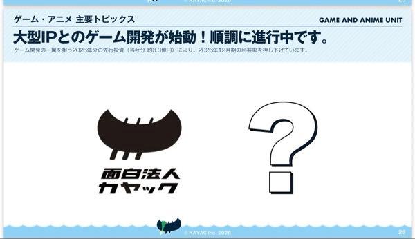 (株)カヤック【3904】 これはまだ？