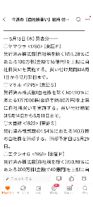 大豊建設(株)【1822】 ５月２９日に１４０万株償却するんだってさ