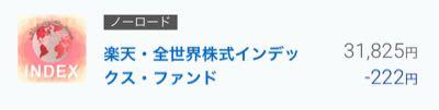 楽天・全世界株式インデックス･ファンド【9I311179】 😮