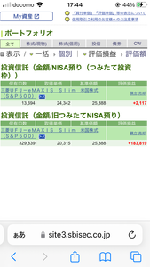 eMAXIS Slim米国株式(S&P500)【03311187】 米国株に投資したった はやくビスケッツ食😋