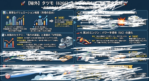 タツモ(株)【6266】 内気なタツモ