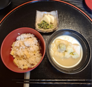 【番外編】裏・メモ雑記とか♪ 9品ぐらい出て 締めはタケノコごはん やったかな？  今日はネタがにゃい😽