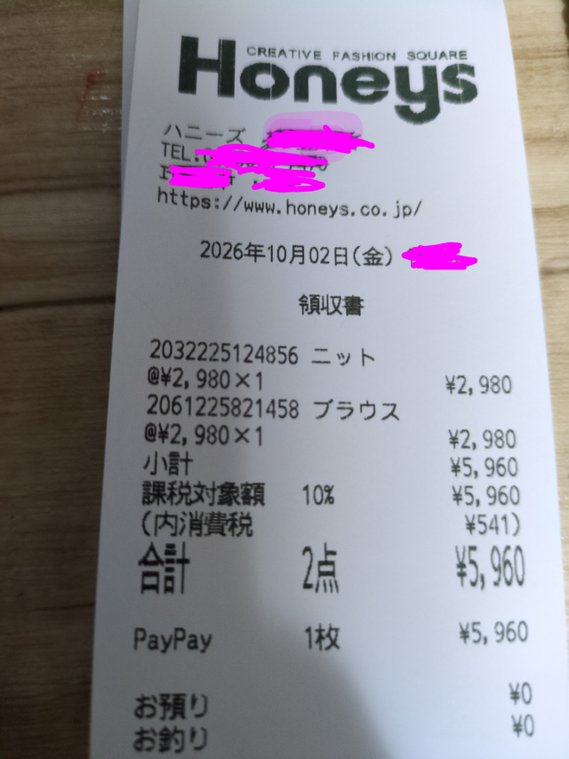 (株)ハニーズホールディングス【2792】 土曜日なので 昨日より、賑わってました 最近は、ここでしか洋服買ってません
