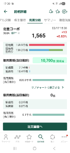 (株)北里コーポレーション【368A】 今日も信用買い残減少してますね。ジリ上げしながら需給整理!いい感じです!