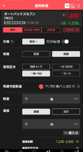 (株)オートバックスセブン【9832】 一般クロス 諸経費100円 でほぼタダ取りやな 権利日なのに 珍しく大量にあるな