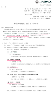 (株)ヴィア・ホールディングス【7918】 【　10年前（2014年)　】 　「2015　ヴィア・グループ割引券付きカレンダー」は、カレンダー1部につき優待券２枚（1,000円相当）と交換できたので、３部買いました。　おたのしみ券で、つくね盛り合わせや、釜めしとかもらえた。　(10％割引券とかと併用可能)　ー。
