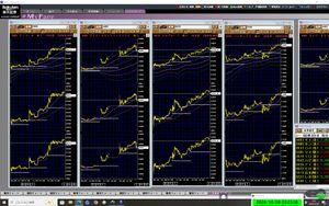 楽天証券　マーケット・スピードを使っての場中でのチャート動向。 後出しになるが・・・見つけて居りました。 金の成る木を・・・８８７６　４４９３　を見つけて居りました。 何故参戦出来なかったか？ 此処なんです。 チャートに自信が持てなかった。 まずは貼り付けます。