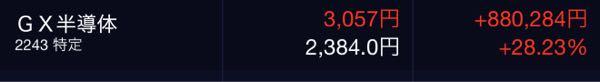 GX 半導体【2243】 3000一気に突き抜けやがった😎⚔️