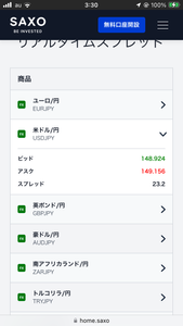 アメリカ ドル / 日本 円【usdjpy】 現在のレート…
