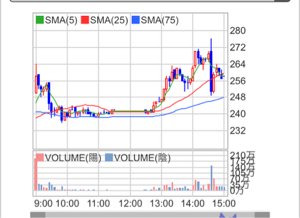 ウインテスト(株)【6721】 でも、凄いチャートですね（笑）