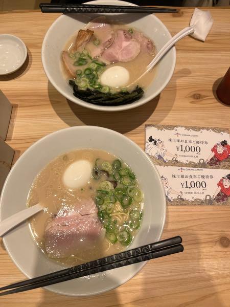 (株)力の源ホールディングス【3561】 本日も株主優待で美味しかった