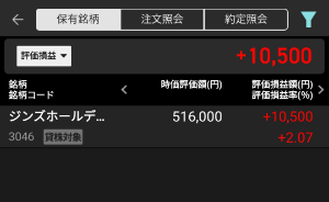 (株)ジンズホールディングス【3046】 良い買い物をした♥