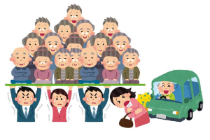 カバー(株)【5253】 自称少数精鋭（精鋭だとは言ってない）なのに社員は一丁前に大所帯なのほんと笑えるよな  少数の若者でジジババを支える例の図そっくりの状況やん  こんなんどう考えても会社（ひいては責任者のYAGOO）が悪いやろ😨  この期に及んで「モームリ」って言って脱落していく若者をユダ扱いして責めるのが信者なんだよな