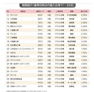 ひふみプラス【9C311125】 同じく11位から30位