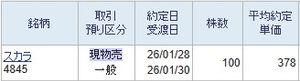 (株)スカラ【4845】 本日は昨日購入しましたスカラを378円の同値で売却しました。 インフレ暴騰相場ですので380円で寄り付いてくれるとありがたかったです。