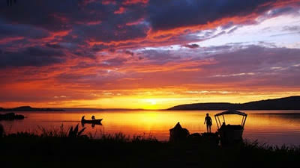 エジプトはナイルの賜物 夕陽