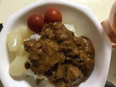 ヱスビー食品(株)【2805】 優待で貰ったキーマカレーいただきました。ゴロゴロ野菜旨し。