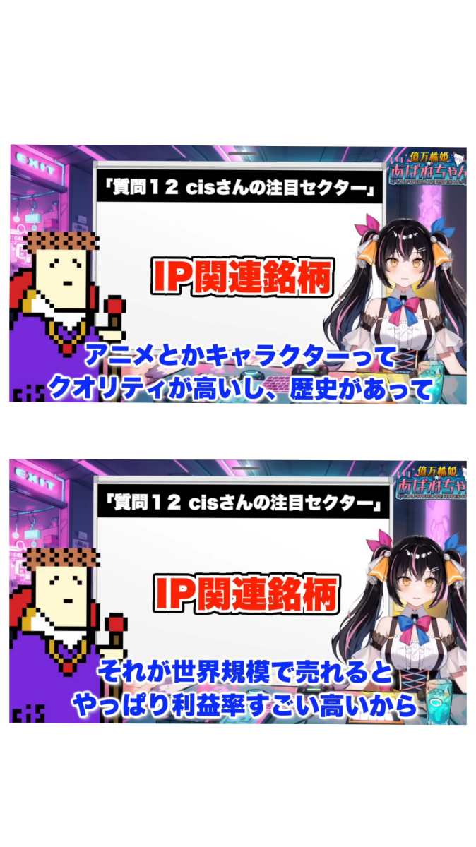 (株)Ｗ ＴＯＫＹＯ【9159】 世界に日本アニメのIP(しかもSONY)を売る戦略には自信しかない。  CIS さんが投資したい銘柄の条件にもバッチリあてはまる