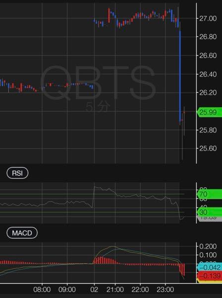 Dウェイブ・クワンタム【QBTS】 新年早々に売り浴びせ。