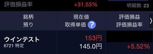 ウインテスト(株)【6721】 そっ、、、それは🙈💦