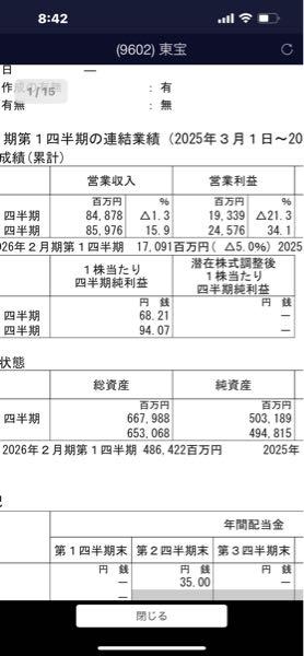東宝(株)【9602】 まぁ単純に利益率は4/1 配給だけでもコレだけ稼ぐのに何がダメなのか？ 主幹にや幹事になればもう少しマシになるのか？